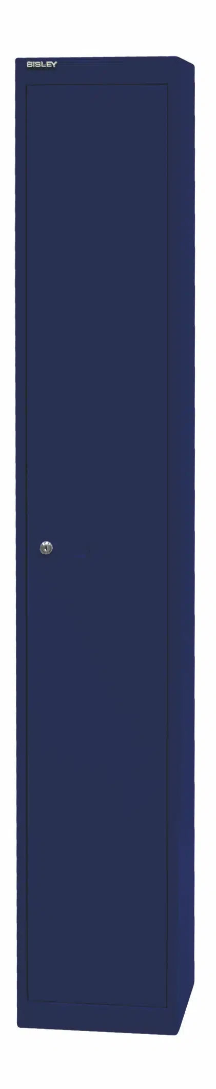 Garderoben- & Schließfachsystem OFFICE - Bisley Garderobenschrank Office, 1 Abteil, 1 Fach, T 457 mm, Farbe silber