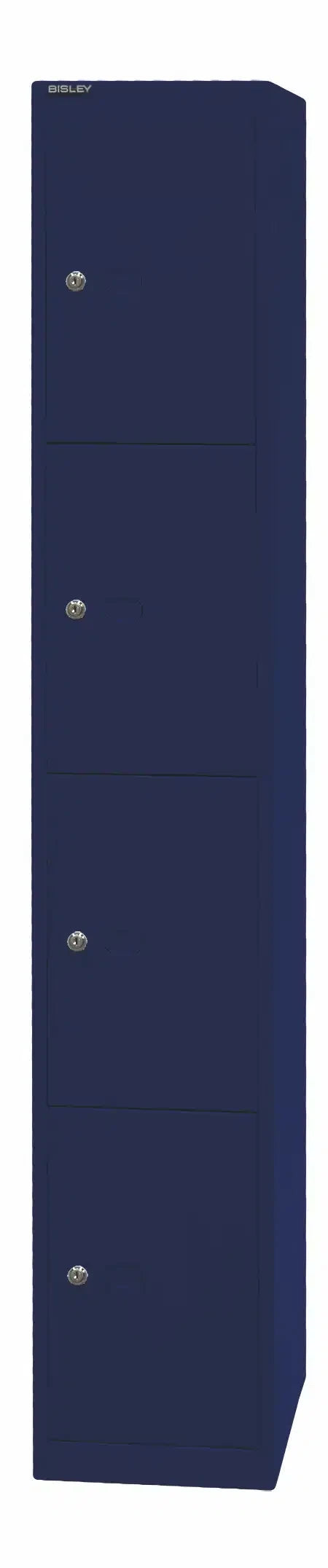 Garderoben- & Schließfachsystem OFFICE - Bisley Garderobenschrank Office, 1 Abteil, 1 Fach, T 457 mm, Farbe silber