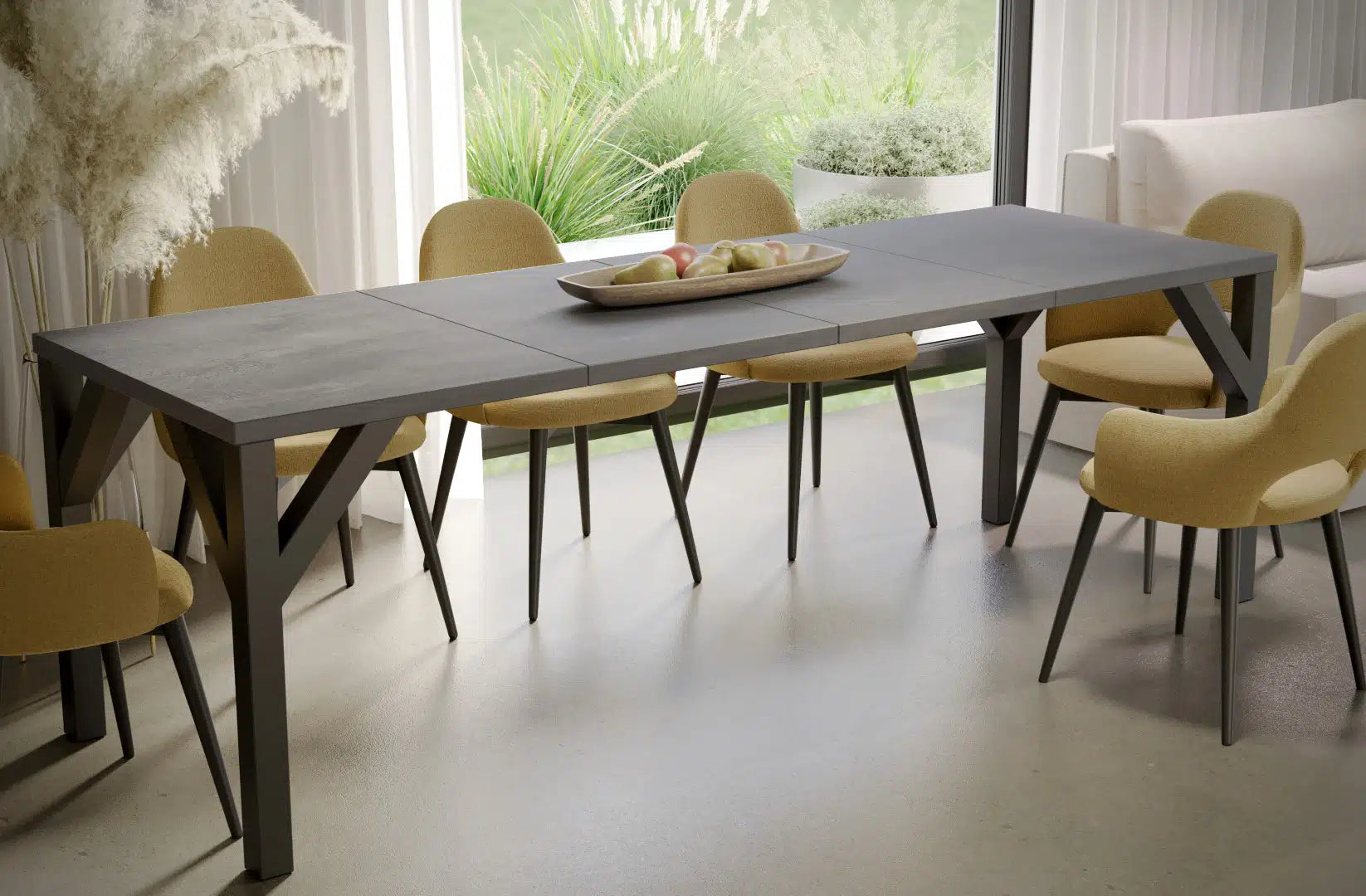 Der exquisite, ausziehbaren Holz Esstisch Baltika von Endo Möbel - ein wahrer Blickfang für Ihr Esszimmer! Mit seiner innovativen Ausziehfunktion ist dieser Tisch perfekt für gesellige Abende mit Familie und Freunden geeignet
