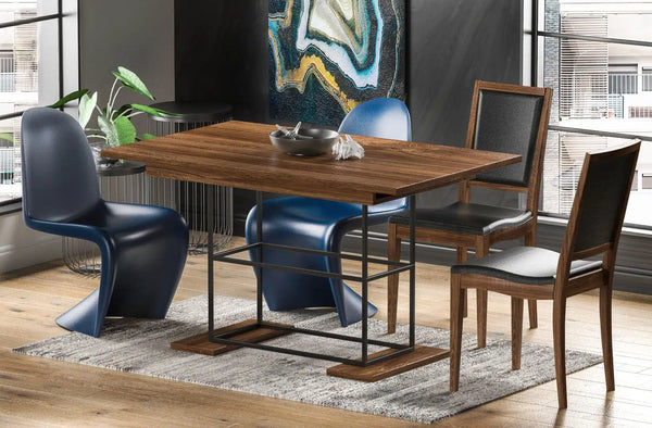 Der exquisite, ausziehbaren Holz Esstisch Gani von Endo Möbel - ein wahrer Blickfang für Ihr Esszimmer! Mit seiner innovativen Ausziehfunktion ist dieser Tisch perfekt für gesellige Abende mit Familie und Freunden geeignet