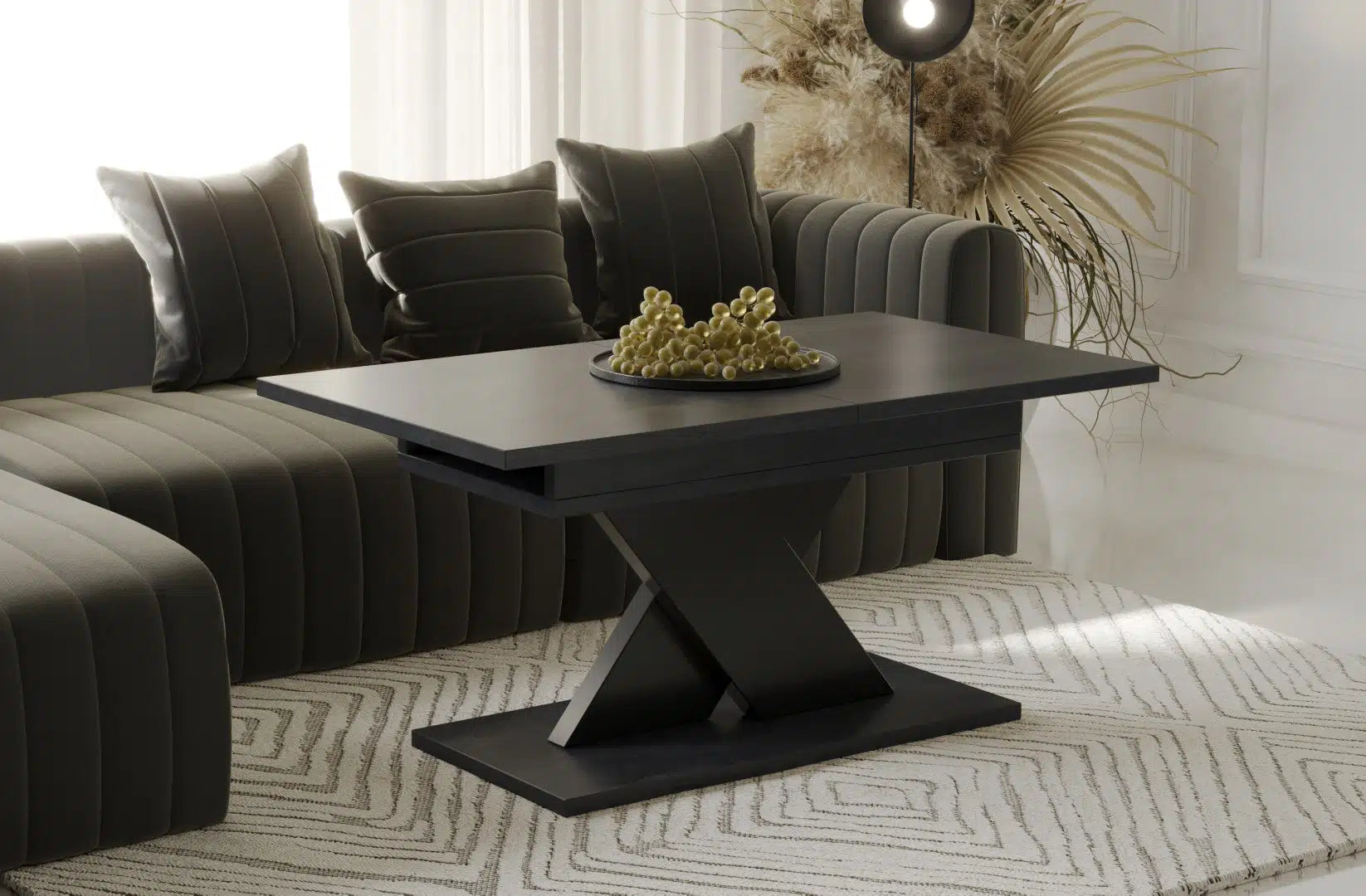 Der exquisite, ausziehbaren Holz Esstisch Ilo von Endo Möbel - ein wahrer Blickfang für Ihr Esszimmer! Mit seiner innovativen Ausziehfunktion ist dieser Tisch perfekt für gesellige Abende mit Familie und Freunden geeignet