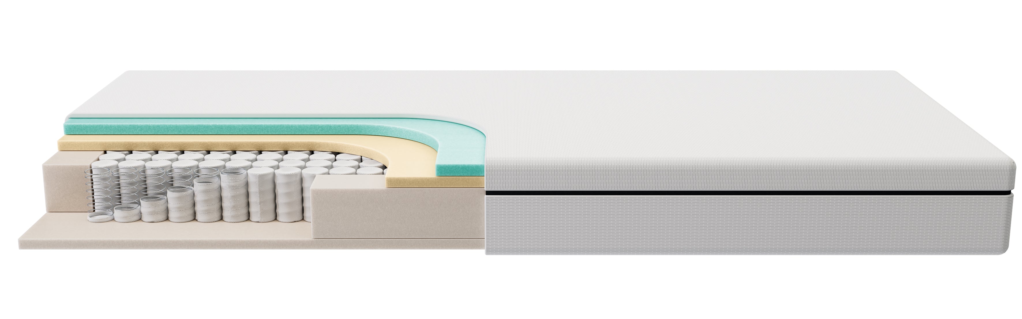 Tonnentaschenfederkern-Matratze max spring by fan