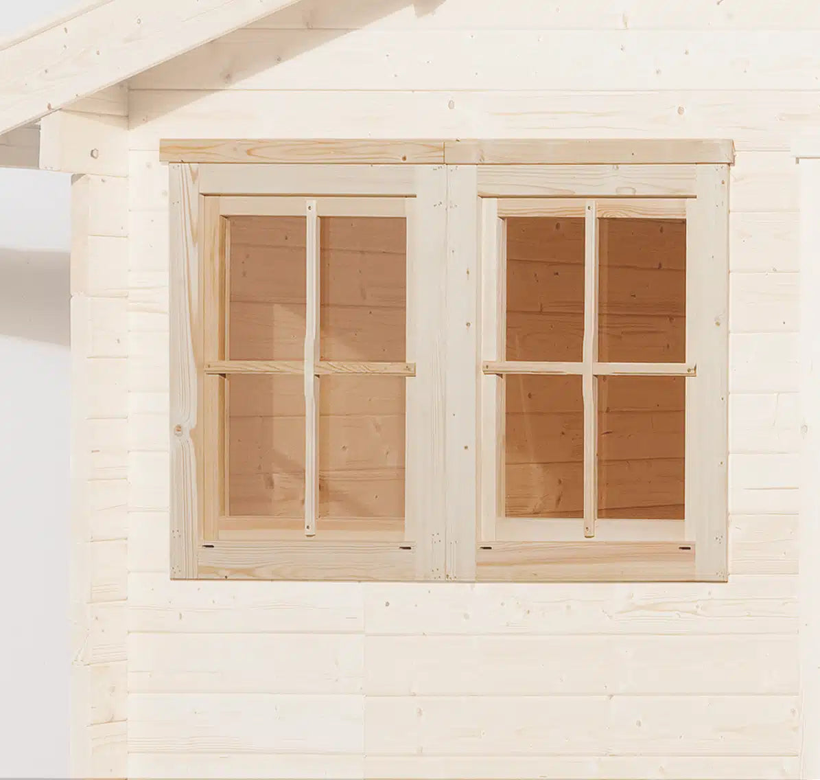 Einzel,-Doppelfenster für Gartenhaus 45 mm, verschiedene Größen