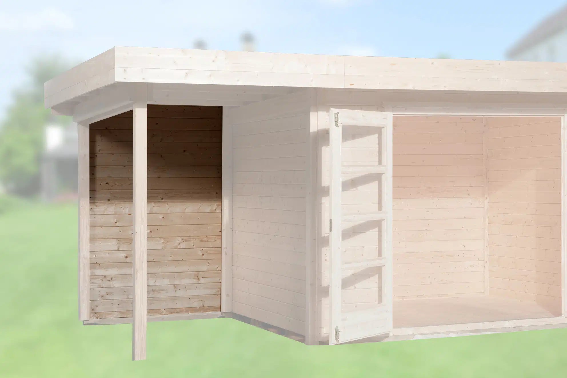 Rückwand für Anbau 147 cm, 21 mm für Typ 126 und 172