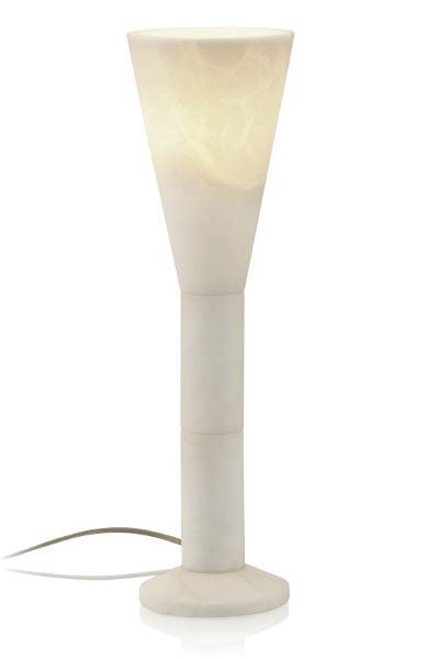 Alabasterlampe Cocktail Creme - Original ALATURA Alabasterleuchte