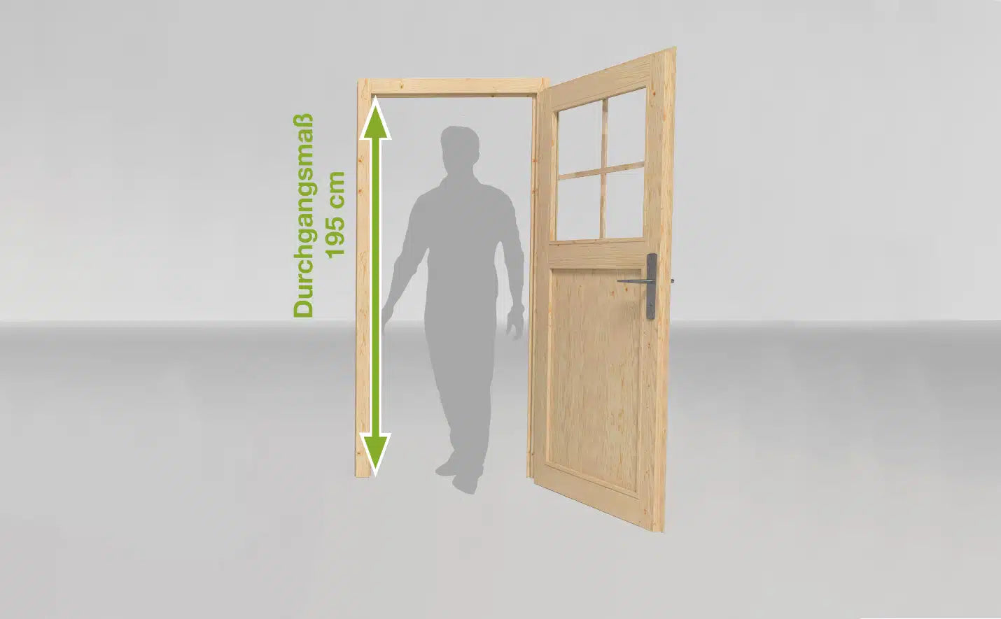 Tür Durchgangsmaß 195 cm