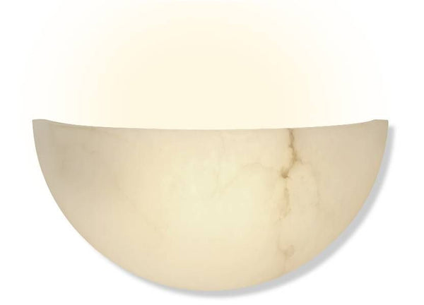 Alabaster Wandlampe Rondo Creme LED - Original ALATURA Alabasterleuchte