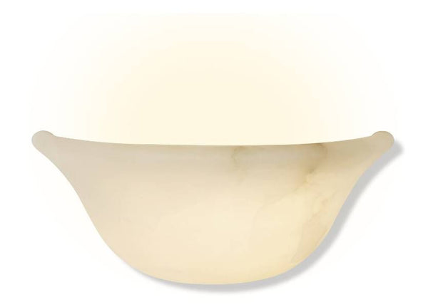 Alabaster Wandlampe Wave Creme - Original ALATURA Alabasterleuchte