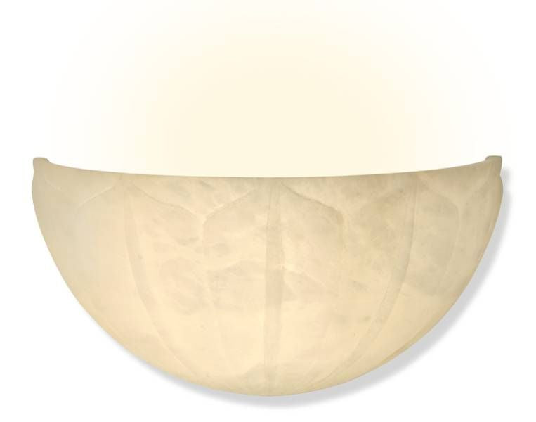 Alabaster Wandlampe Forest Creme - Original ALATURA Alabasterleuchte