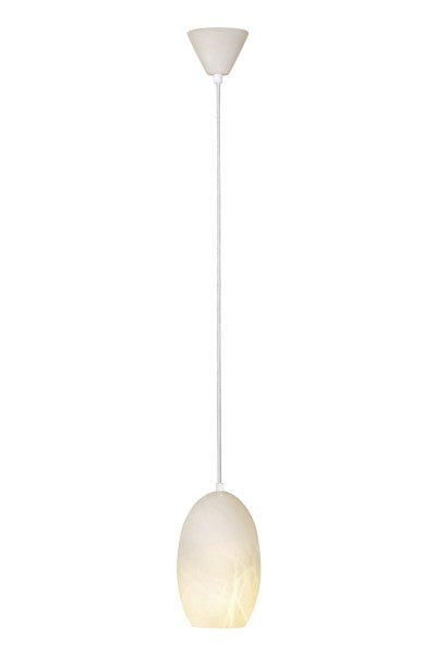 Alabasterlampe Ellipso 1 Creme LED - Original ALATURA Alabasterleuchte