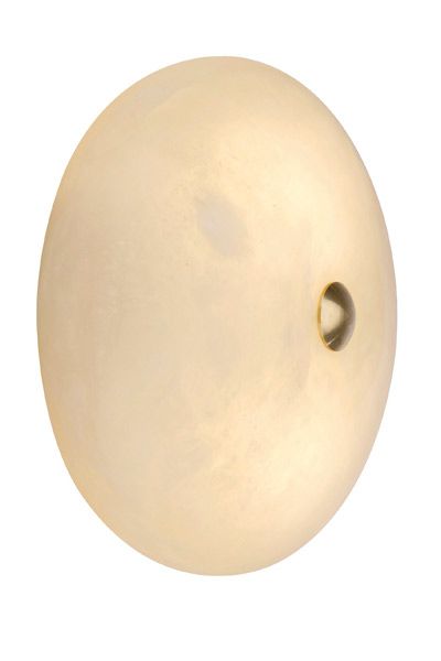 Alabaster Wandlampe Donut Creme LED - Original ALATURA Alabasterleuchte