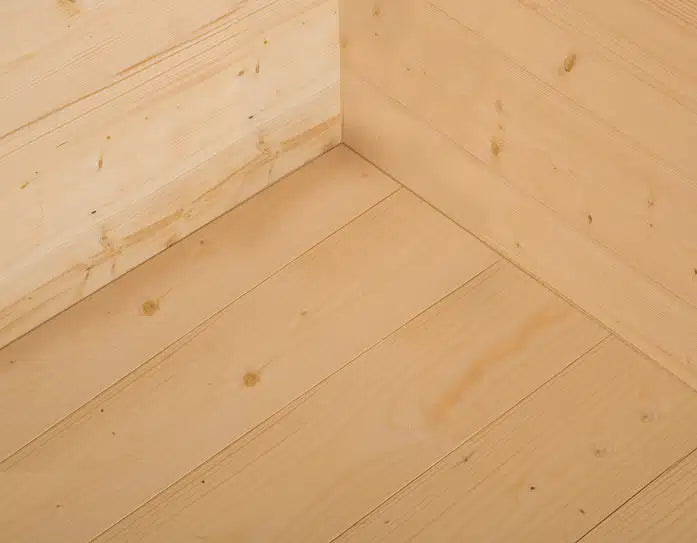 garten weka gerätehaus flachdach fichtenholz