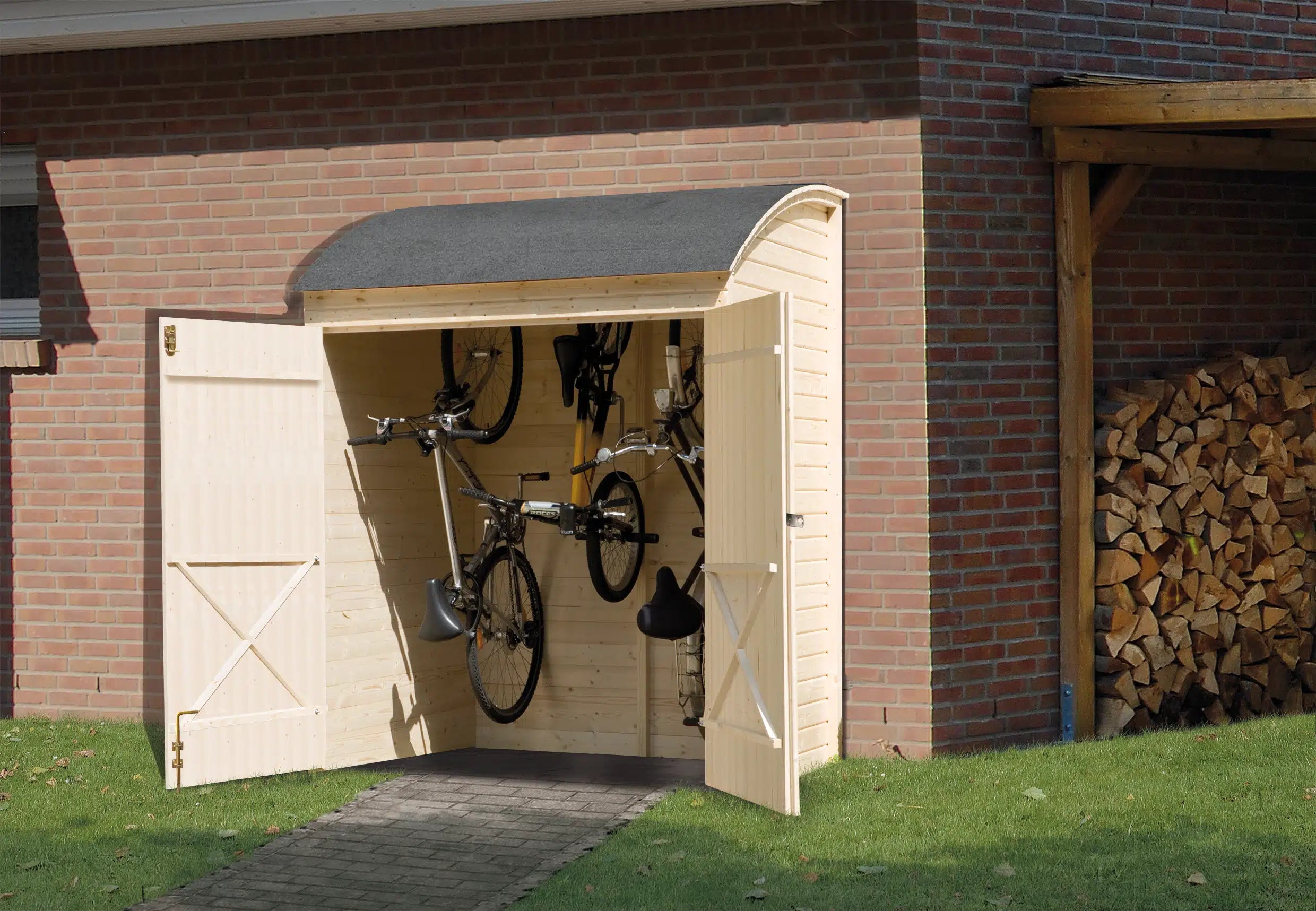 Fahrrad- und Mehrzweckbox, natur, 19 mm