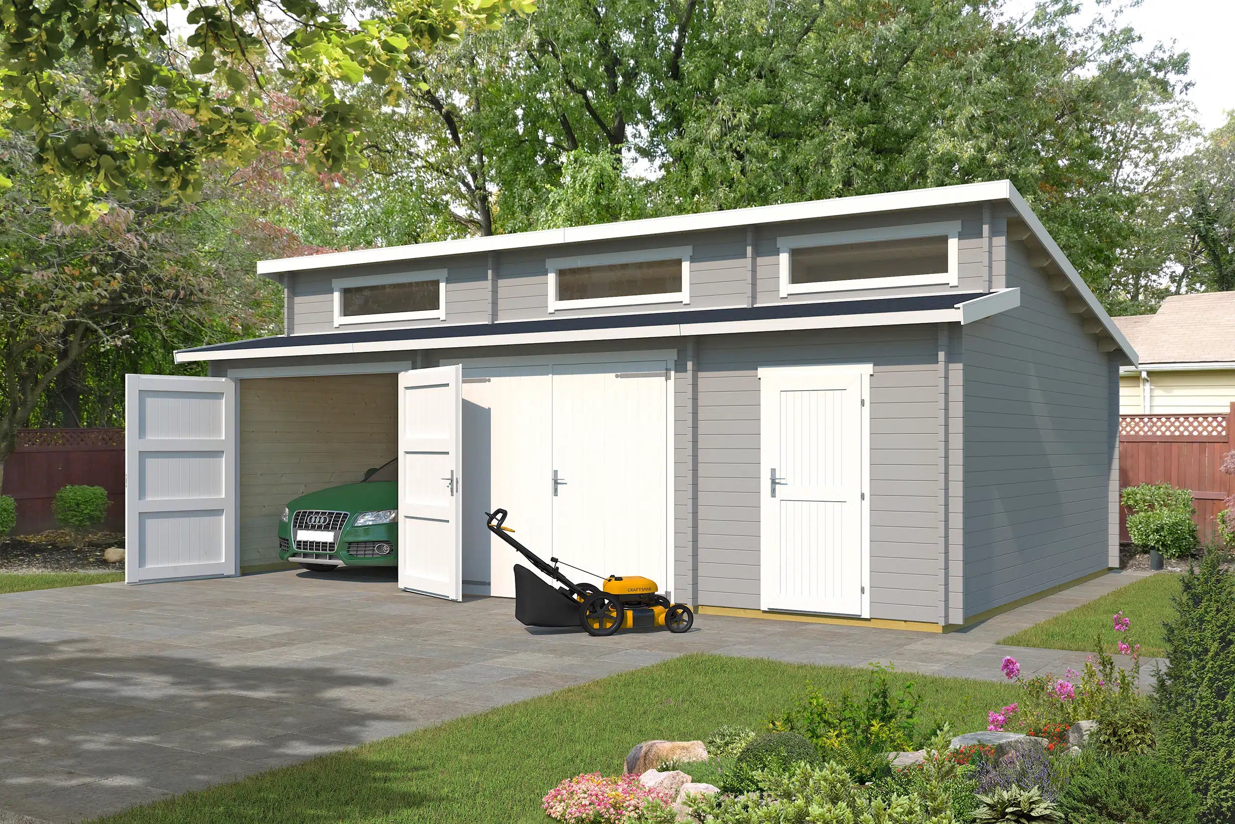 Einzel-/Doppelgarage Typ 441