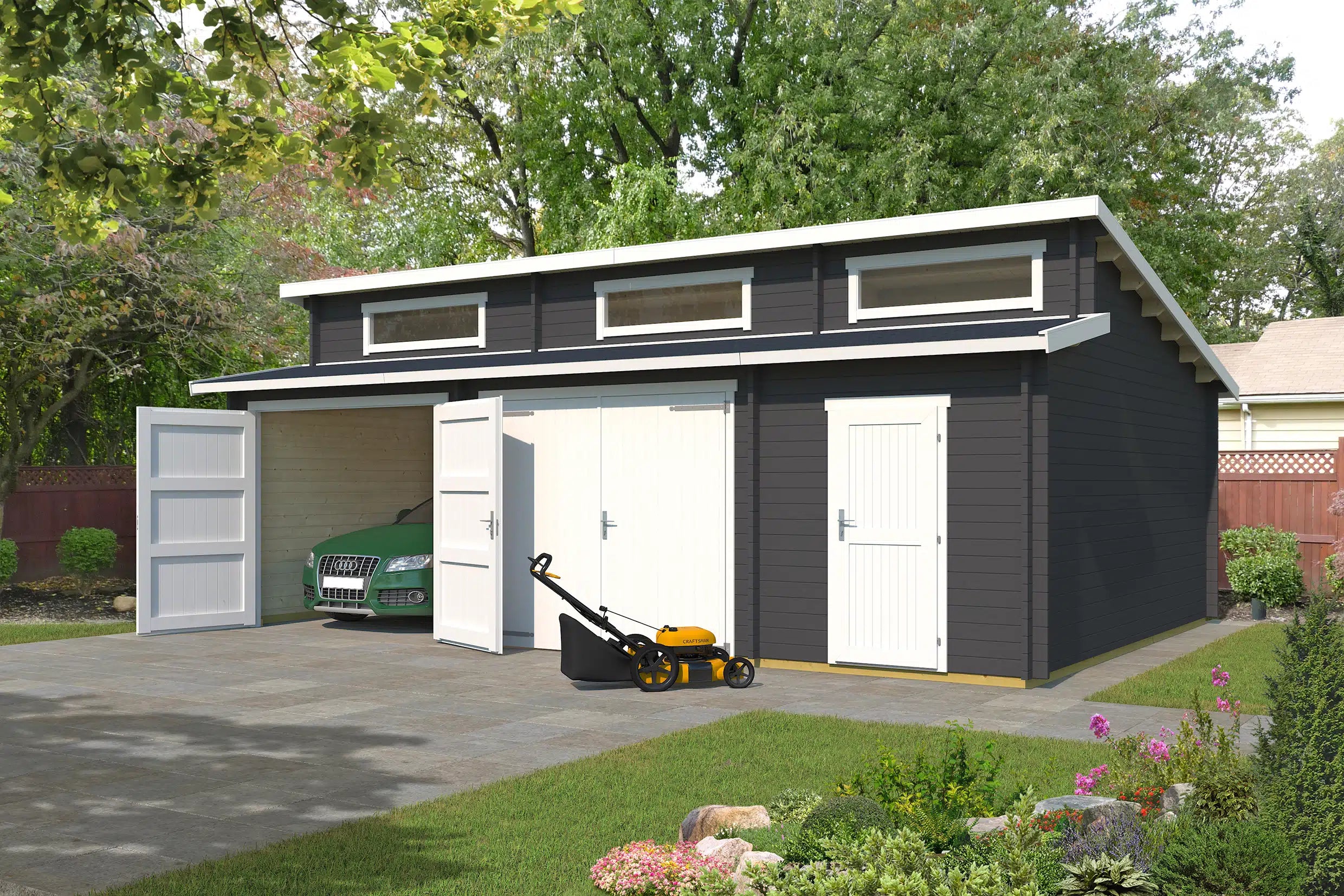 Einzel-/Doppelgarage Typ 441
