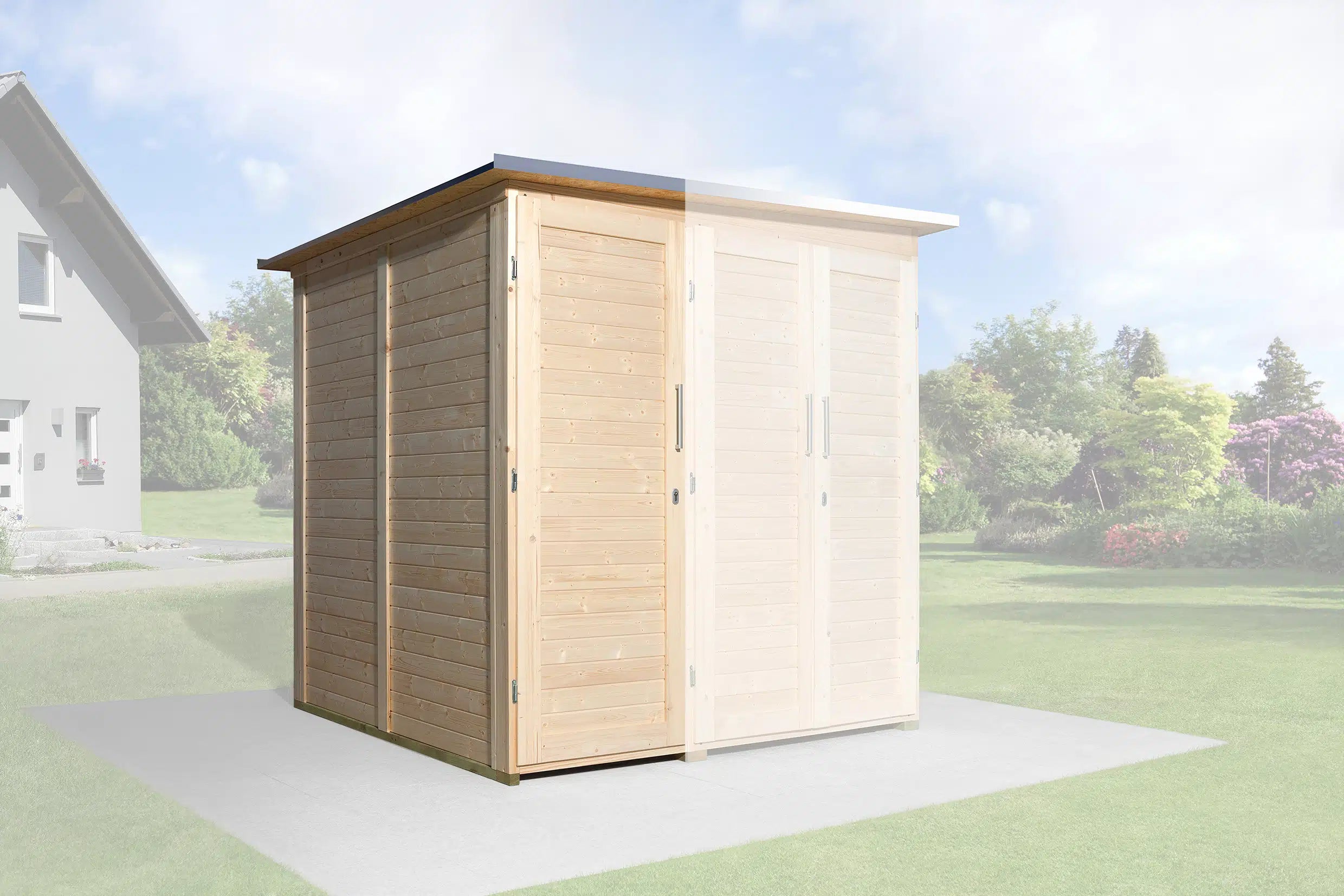 weka Garten [Q] Modul Save Bike, 2 Türen+RW