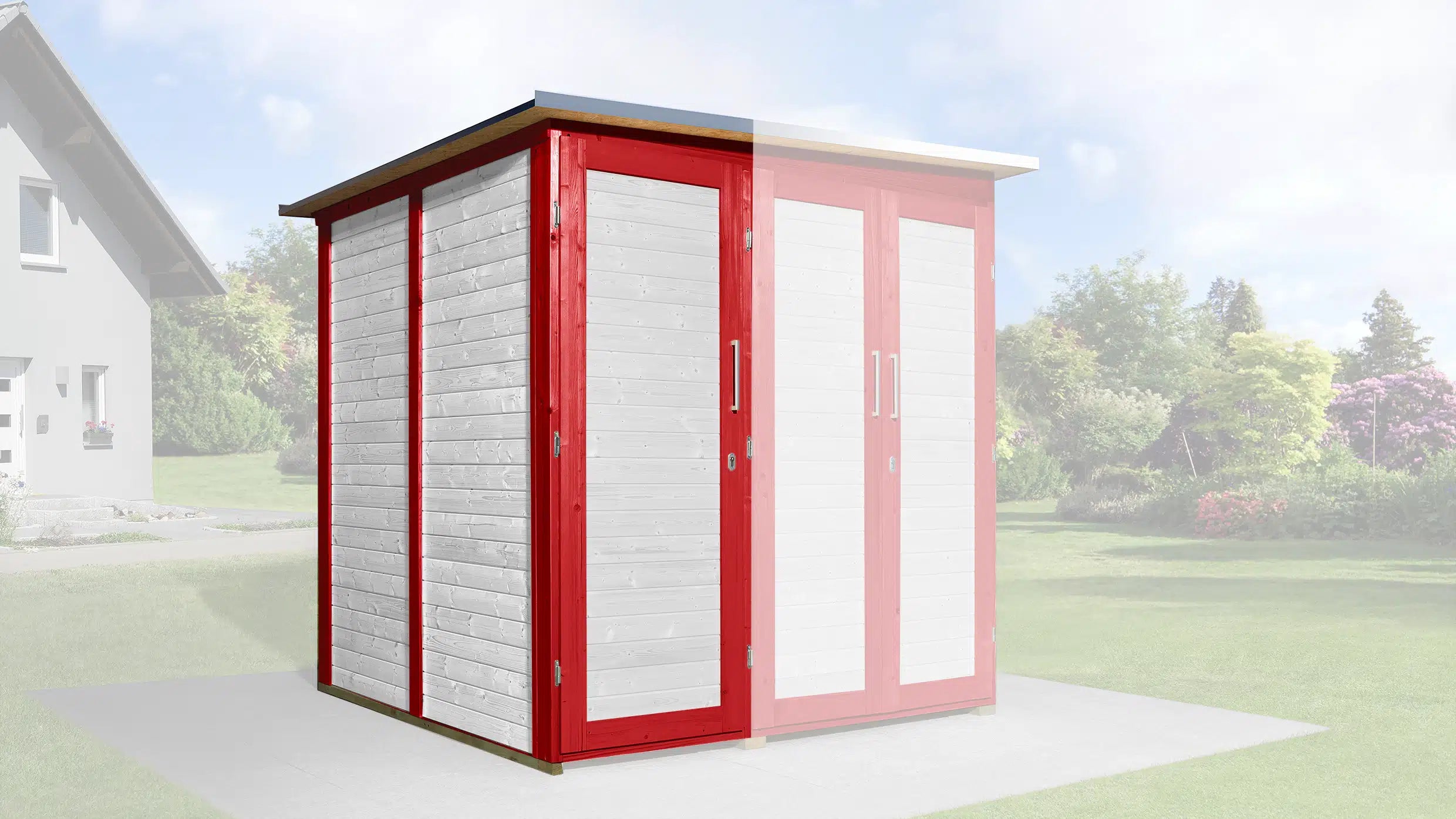 weka Garten [Q] Modul Save Bike, 2 Türen+RW