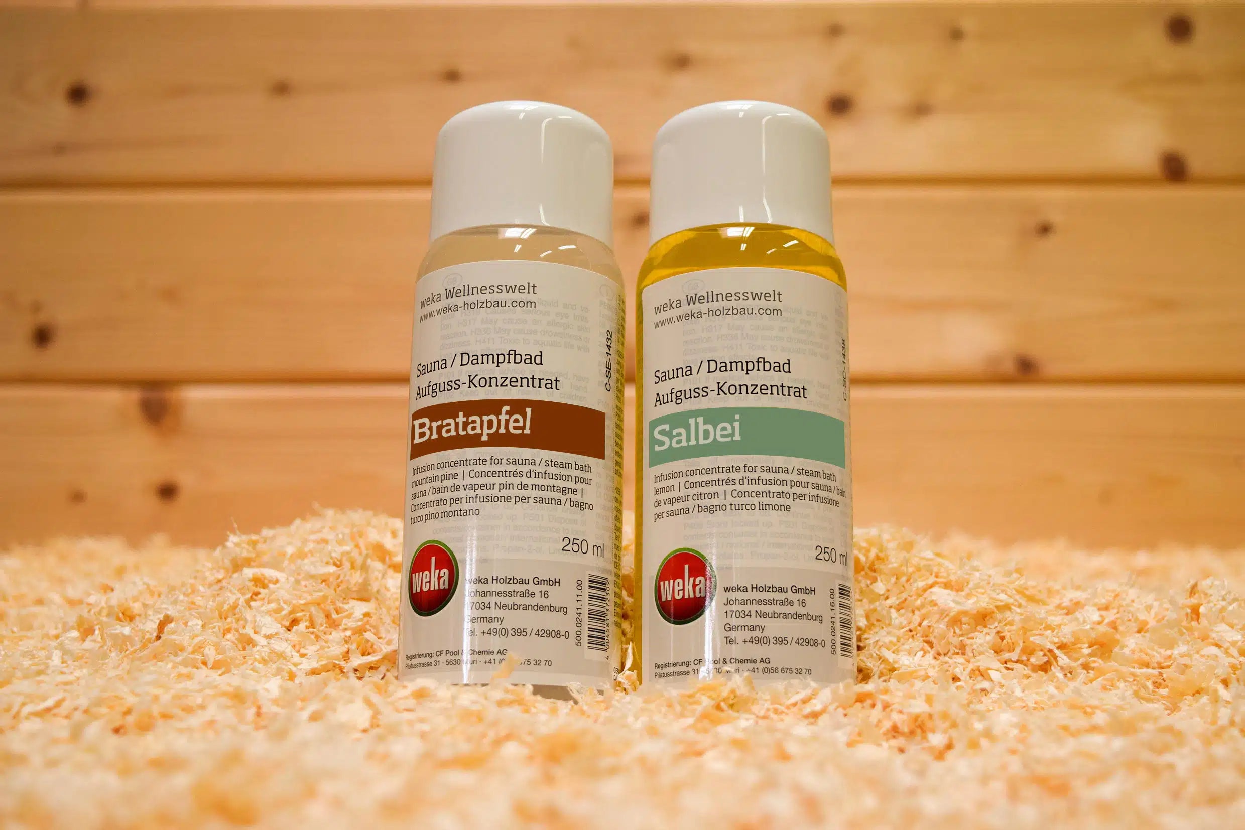 2er-Duftset Sauna und Dampfbad Salbei + Bratapfel