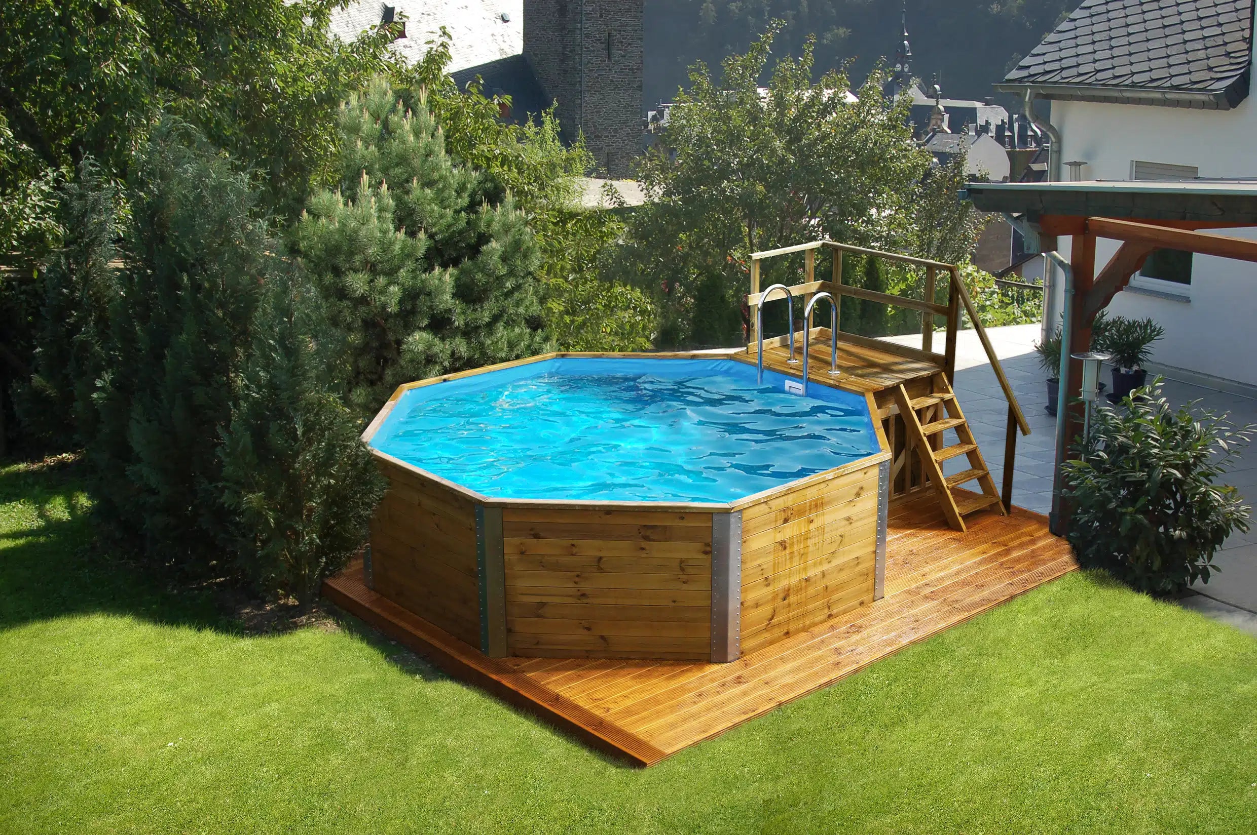 Massivholzpool Typ 593 B