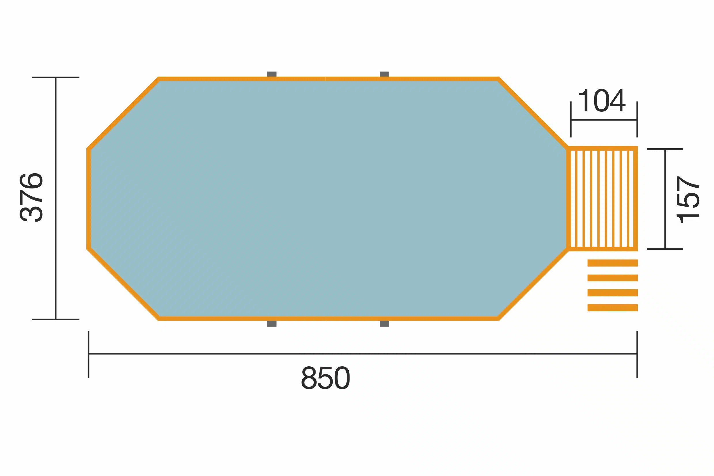 Massivholzpool 594 A