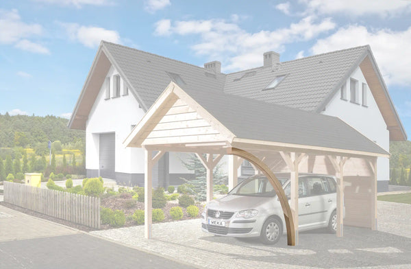 Leimholzrundbogen für Carports Typ 615