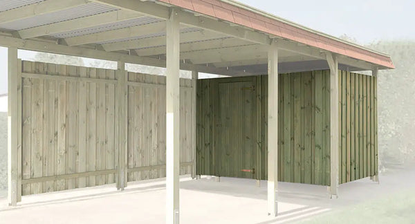 Geräteraum für Carports,  20 mm