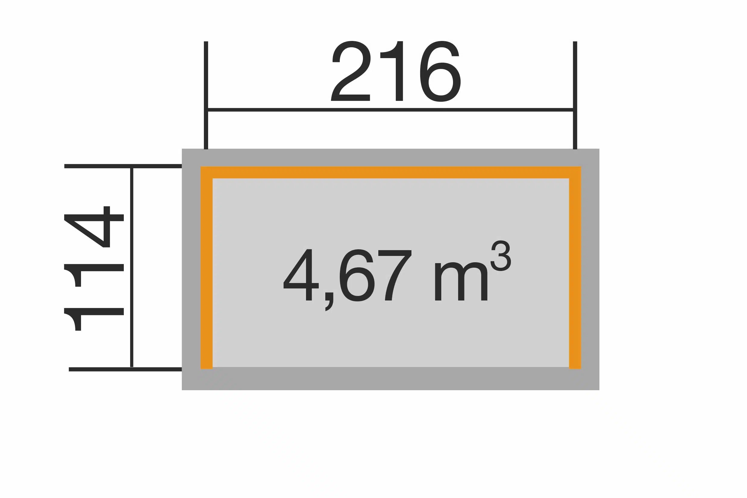 Brennholzlager Typ 663 B