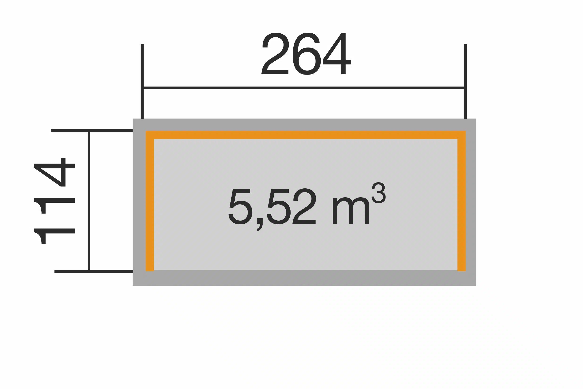 Brennholzlager Typ 663 B