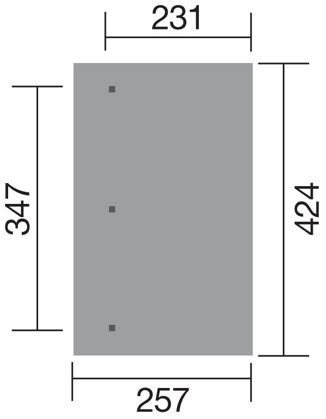 Terrassenüberdachung Typ 671