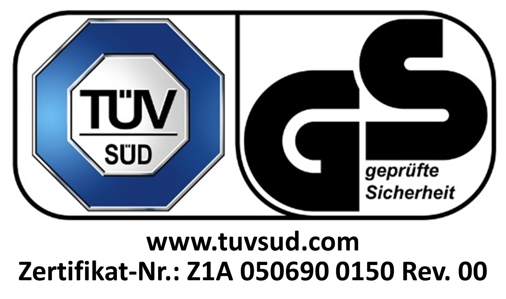 tüv süd- gs geprüfte sicherheit