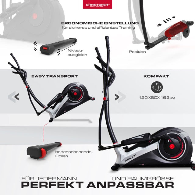 fitness christopeit sport crosstrainer ergometer- ausdauertraining und effektives cardio ganzkörpertraining