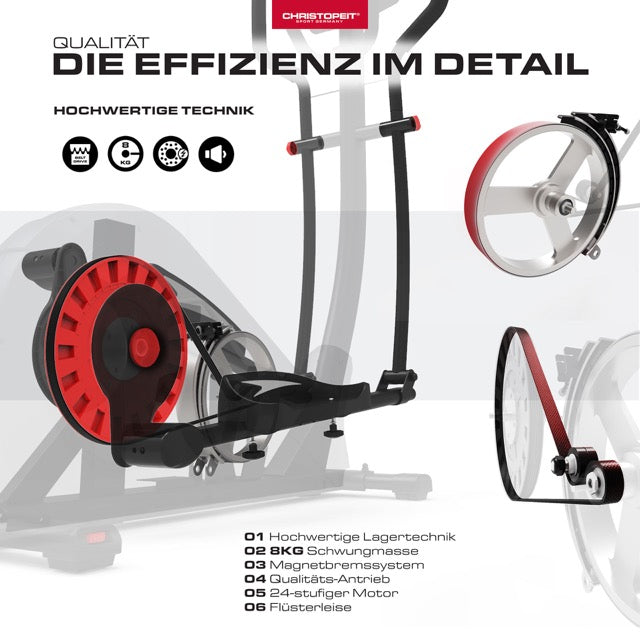 fitness christopeit sport crosstrainer ergometer- ausdauertraining und effektives cardio ganzkörpertraining