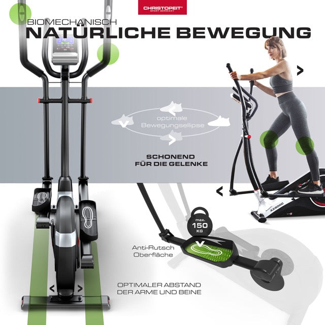 fitness christopeit sport crosstrainer ergometer- ausdauertraining und effektives cardio ganzkörpertraining