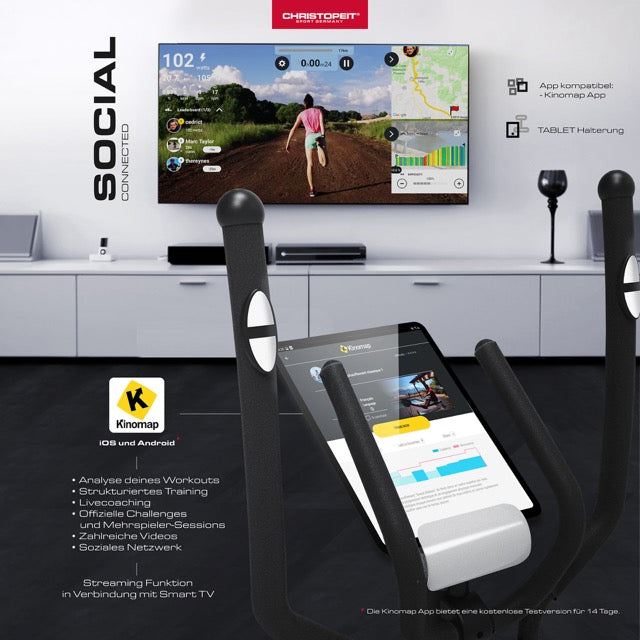 fitness christopeit sport crosstrainer ergometer- ausdauertraining und effektives cardio ganzkörpertraining