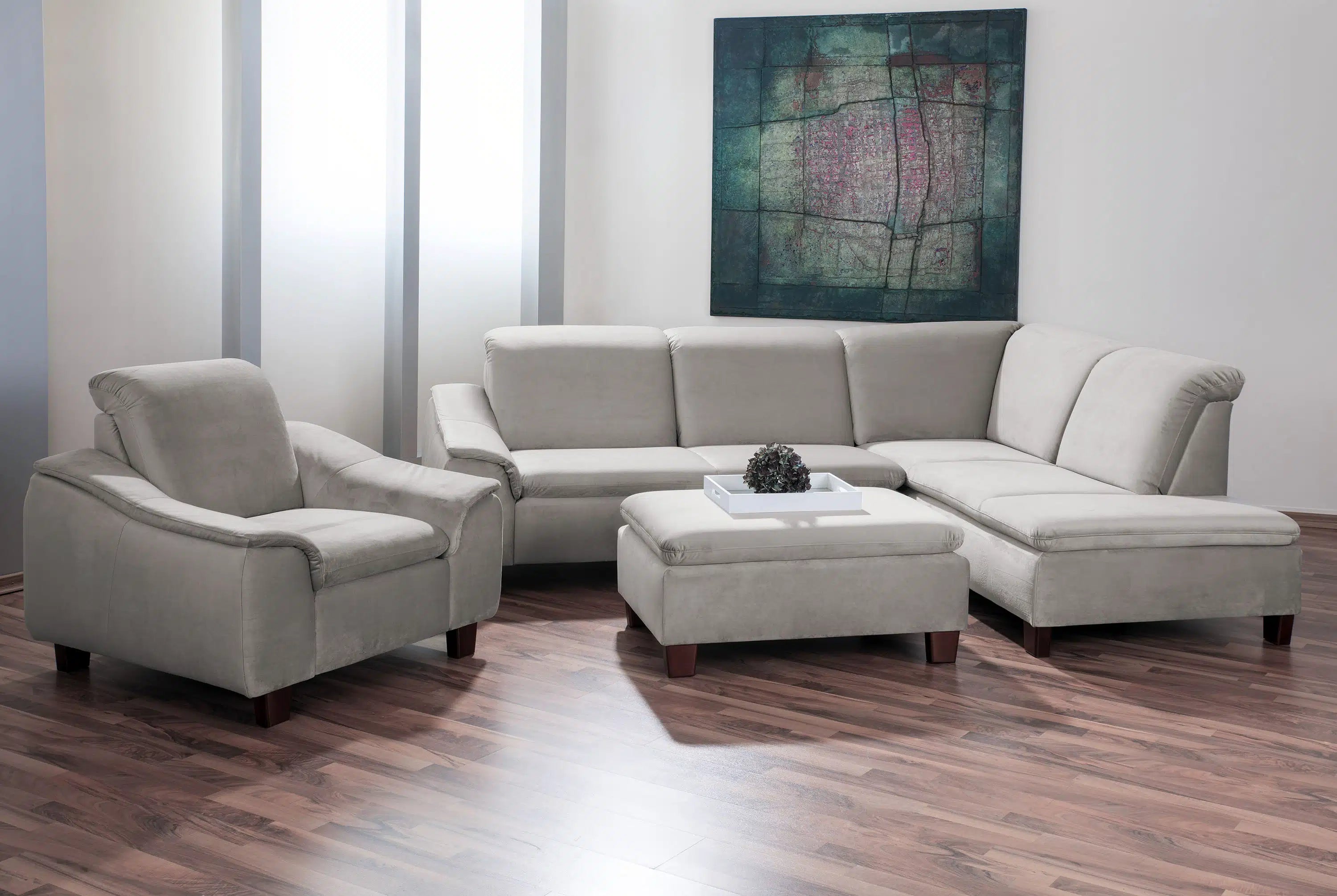 wohnen max winzer ecksofa sessel hocker aaron - verwandeln sie ihr zimmer zur wohlfühloase 