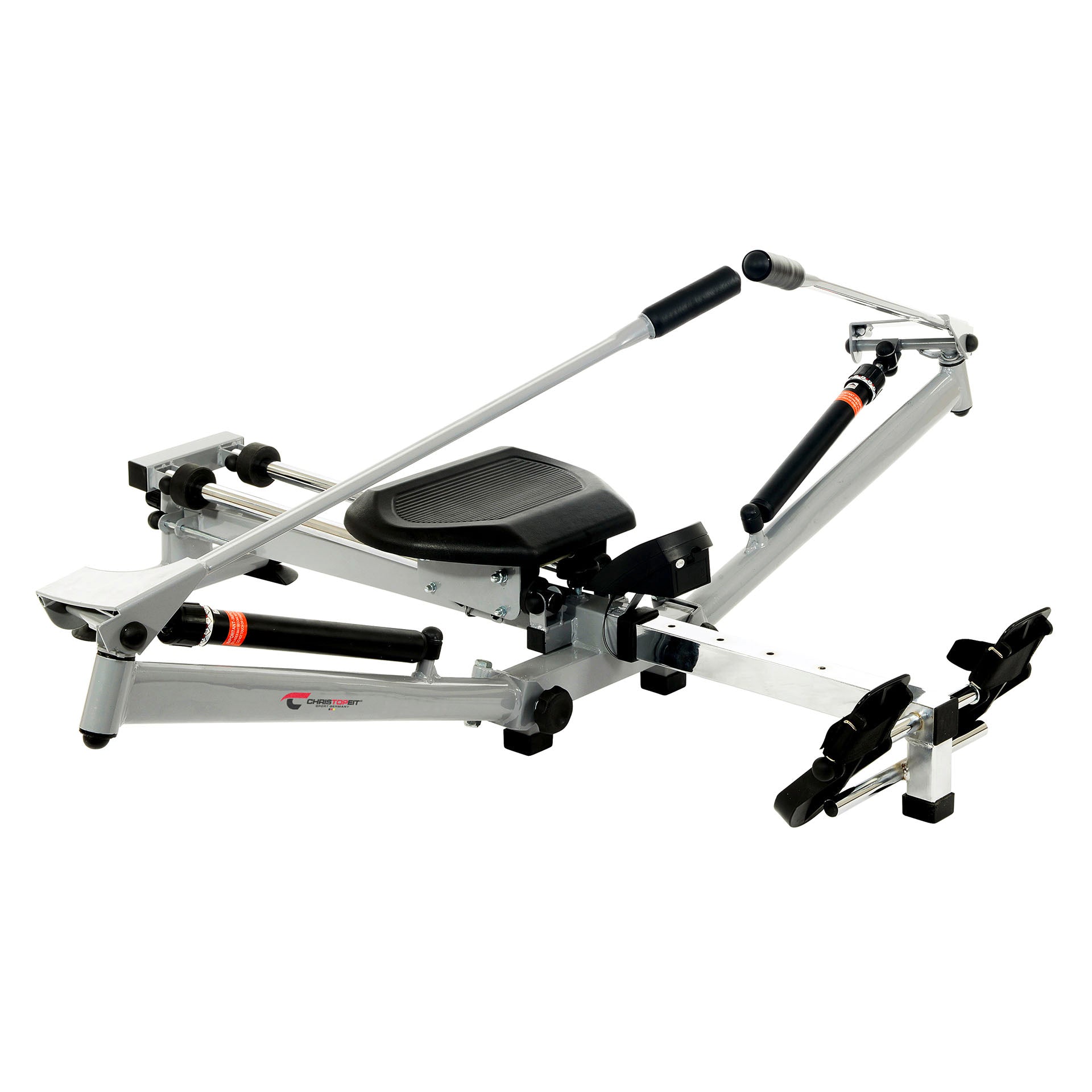 fitness christopeit sport rudergerät crosstrainer - ausdauer und effektives cardiotraining für zuhause - gelenkschonendes ganzkörpertraining