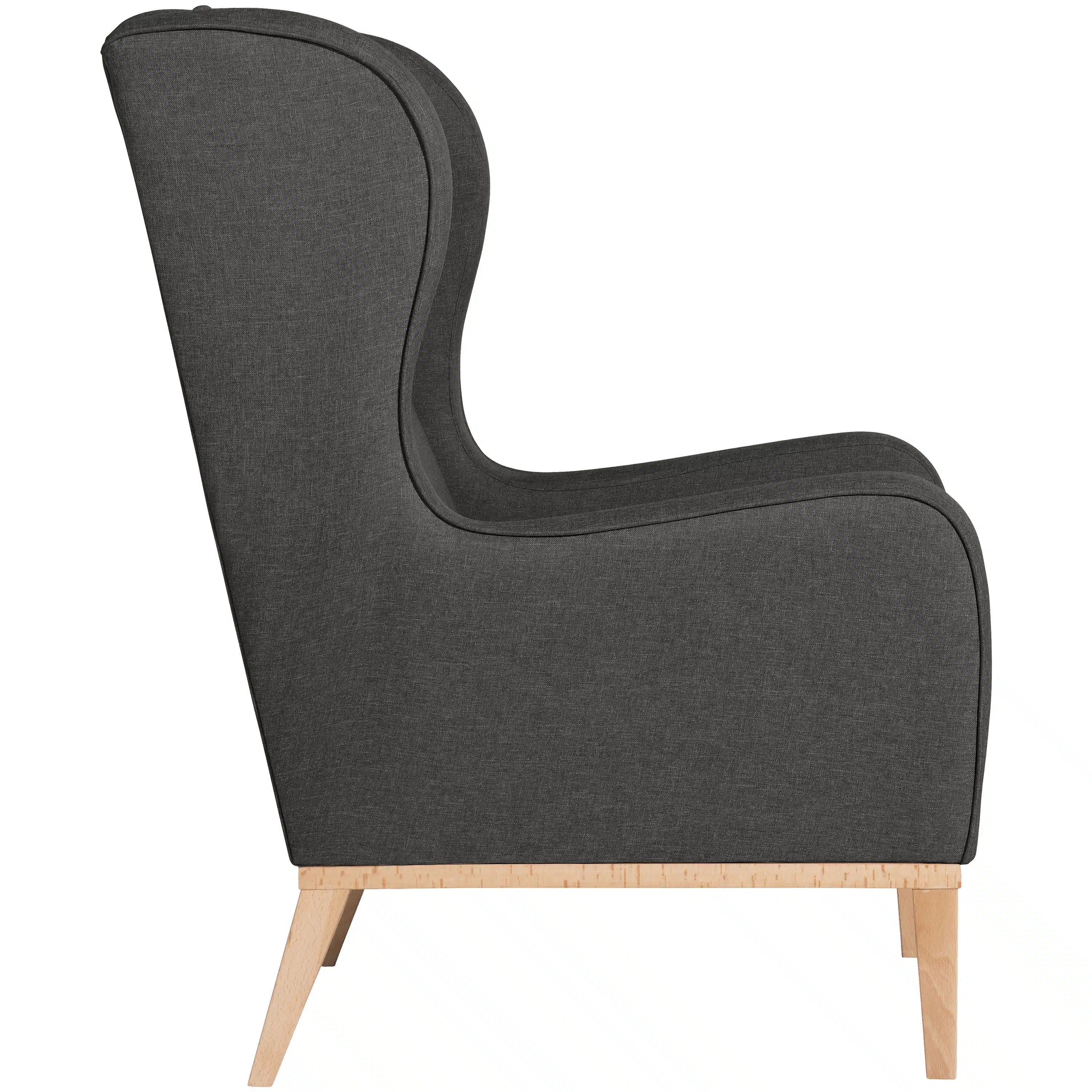 Angelo - Ohrenbackensessel - Hocker