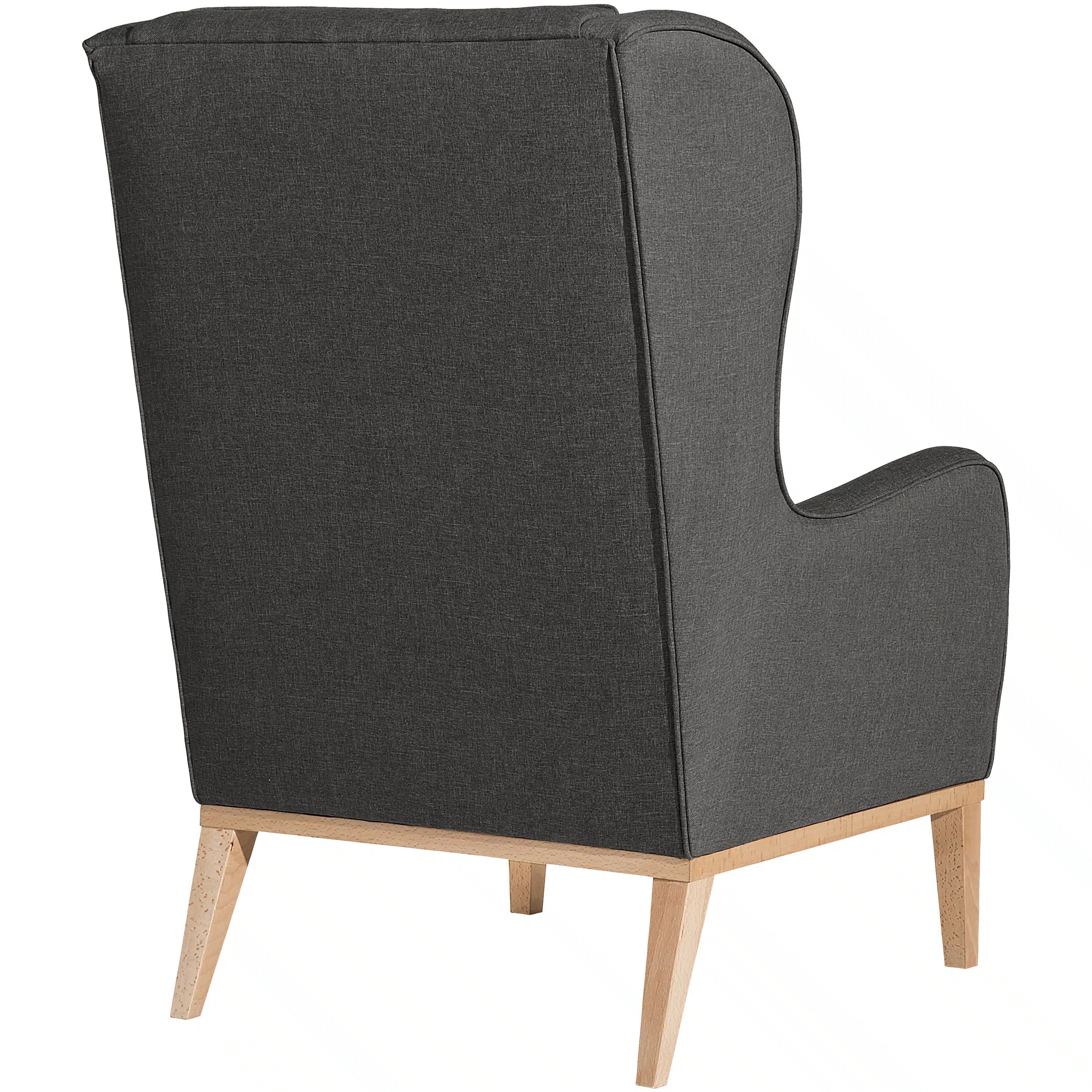 Angelo - Ohrenbackensessel - Hocker