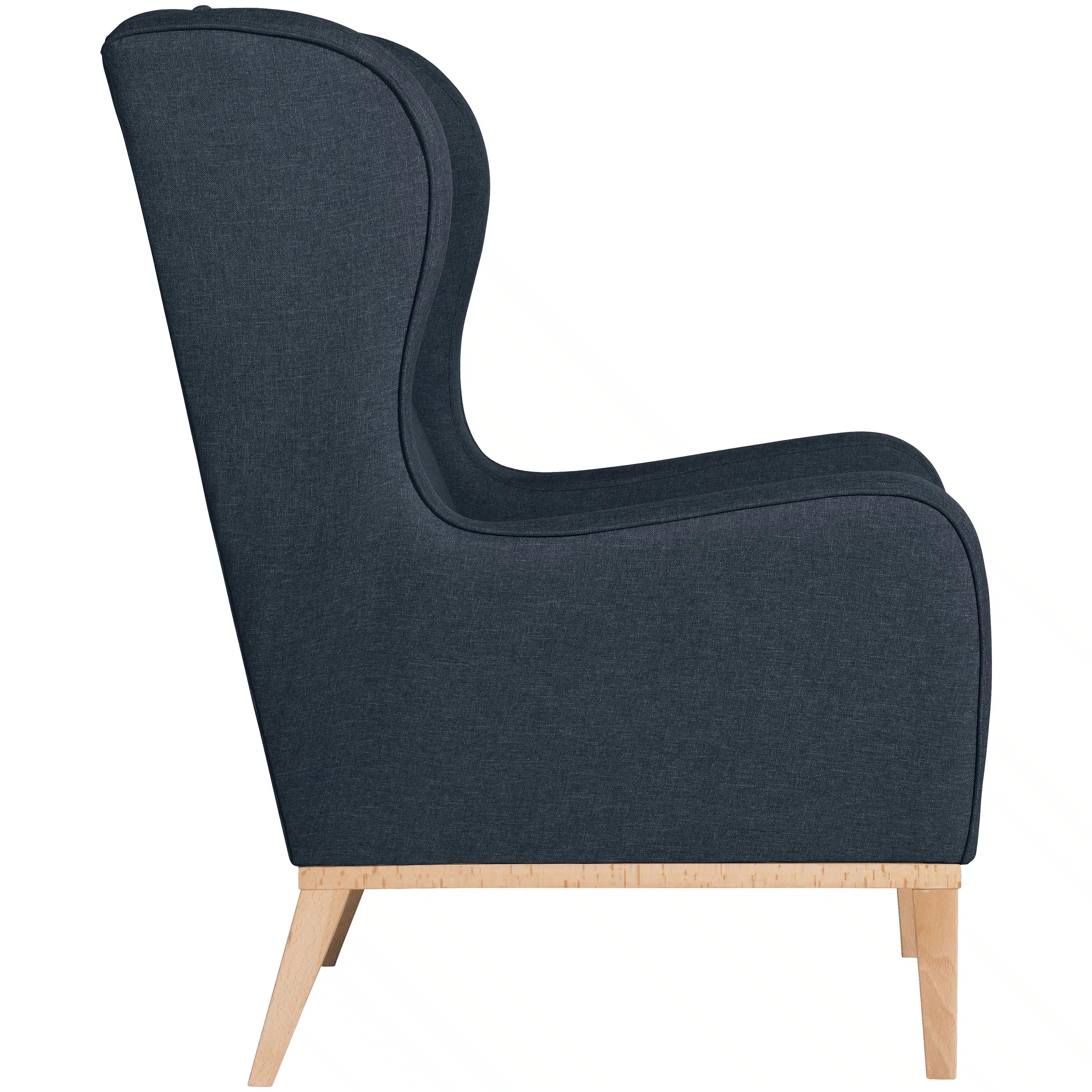 Angelo - Ohrenbackensessel - Hocker