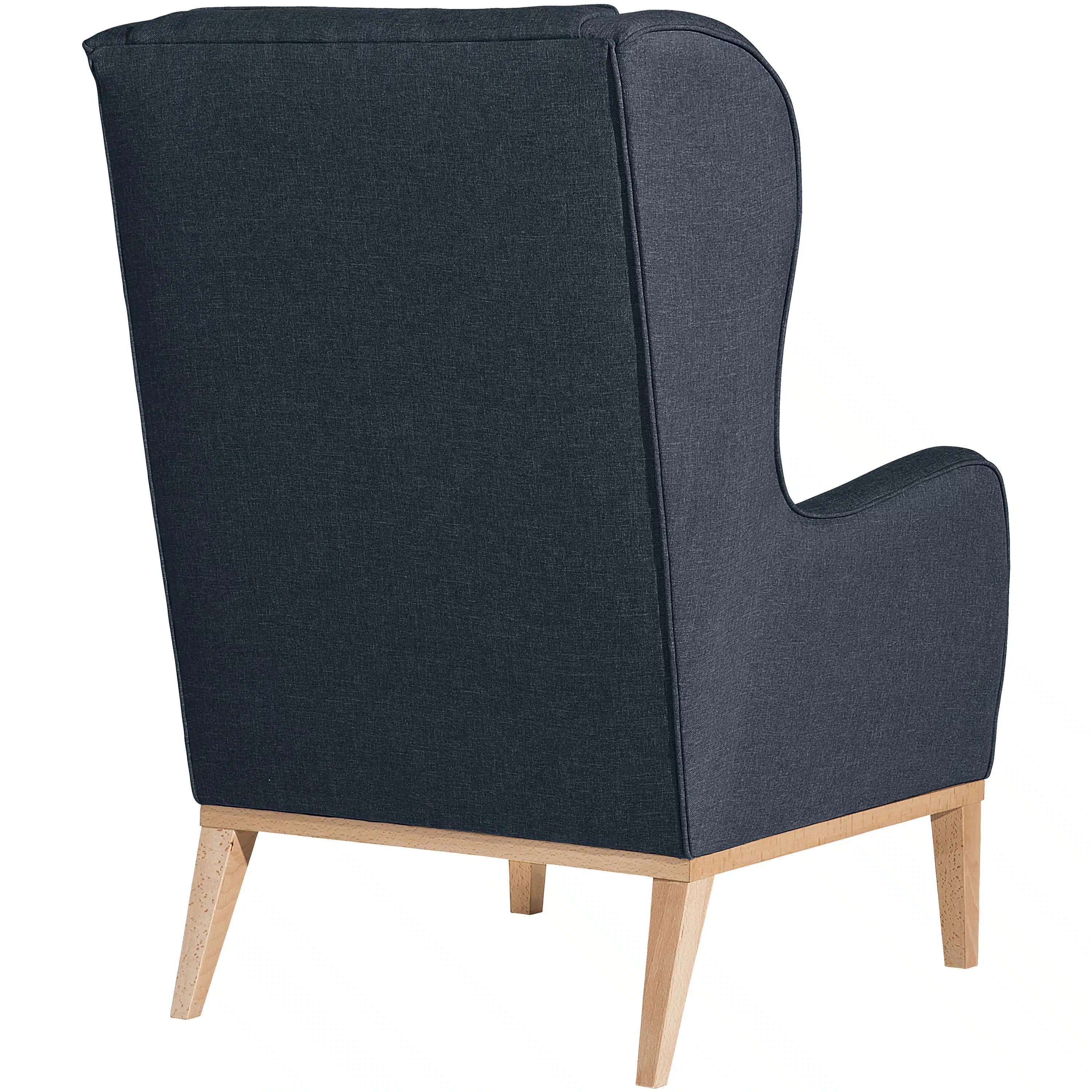 Angelo - Ohrenbackensessel - Hocker