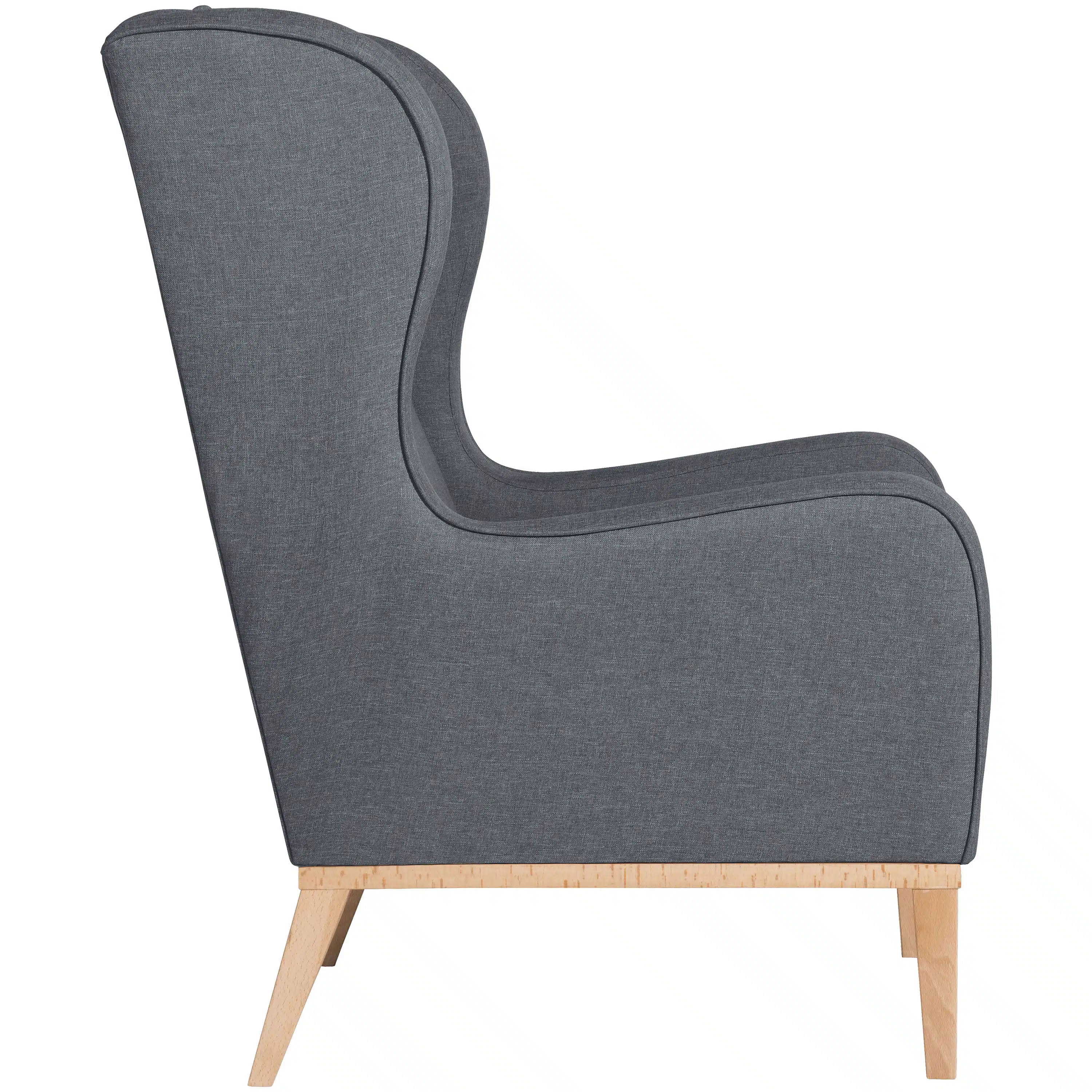 Angelo - Ohrenbackensessel - Hocker