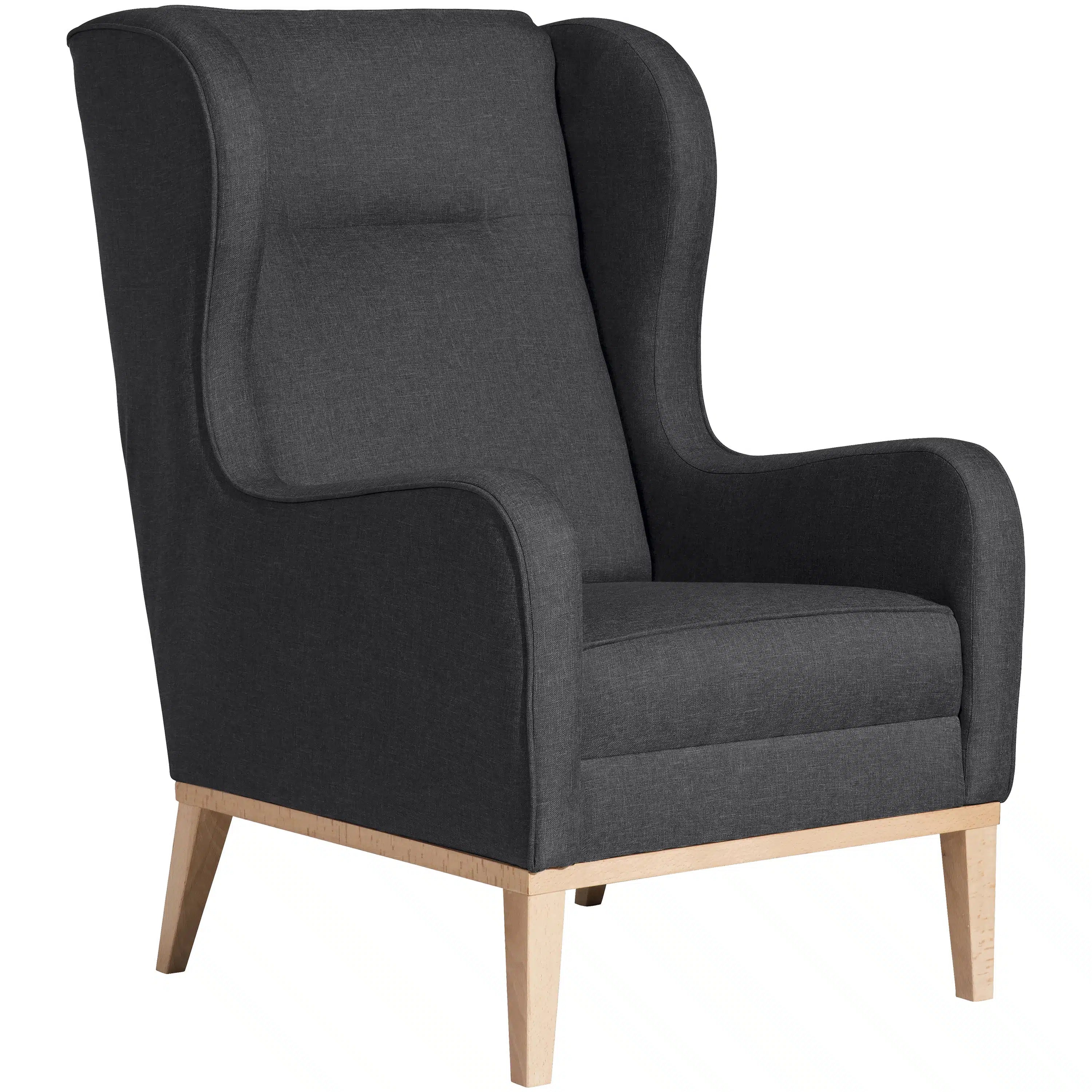 Angelo - Ohrenbackensessel - Hocker