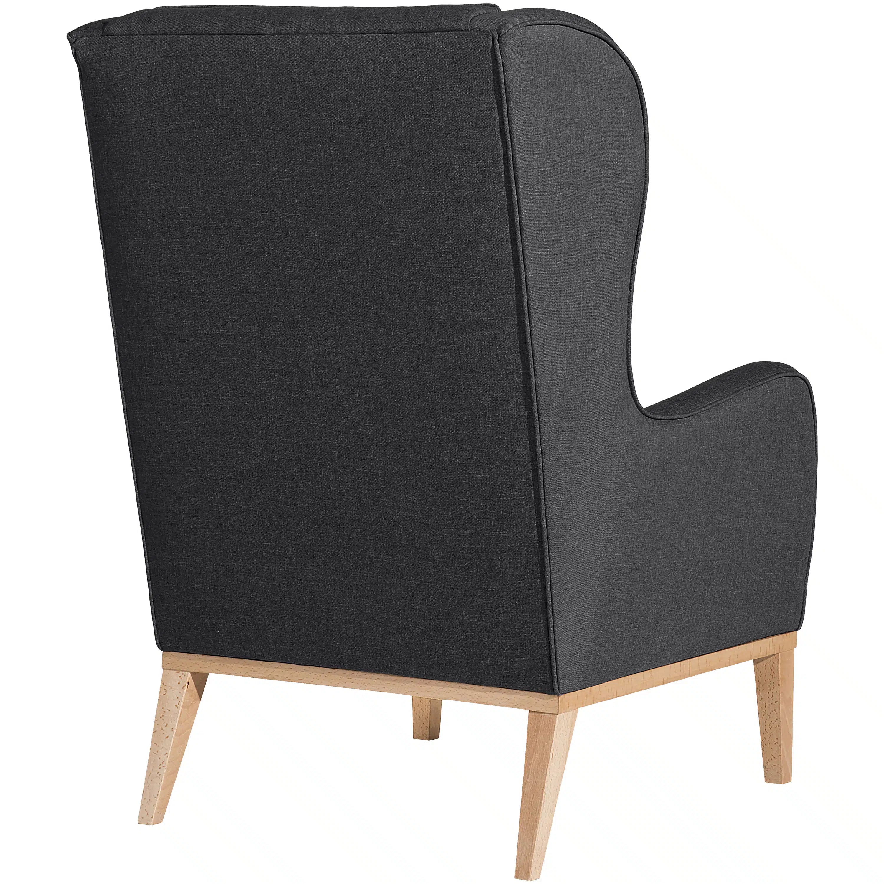 Angelo - Ohrenbackensessel - Hocker