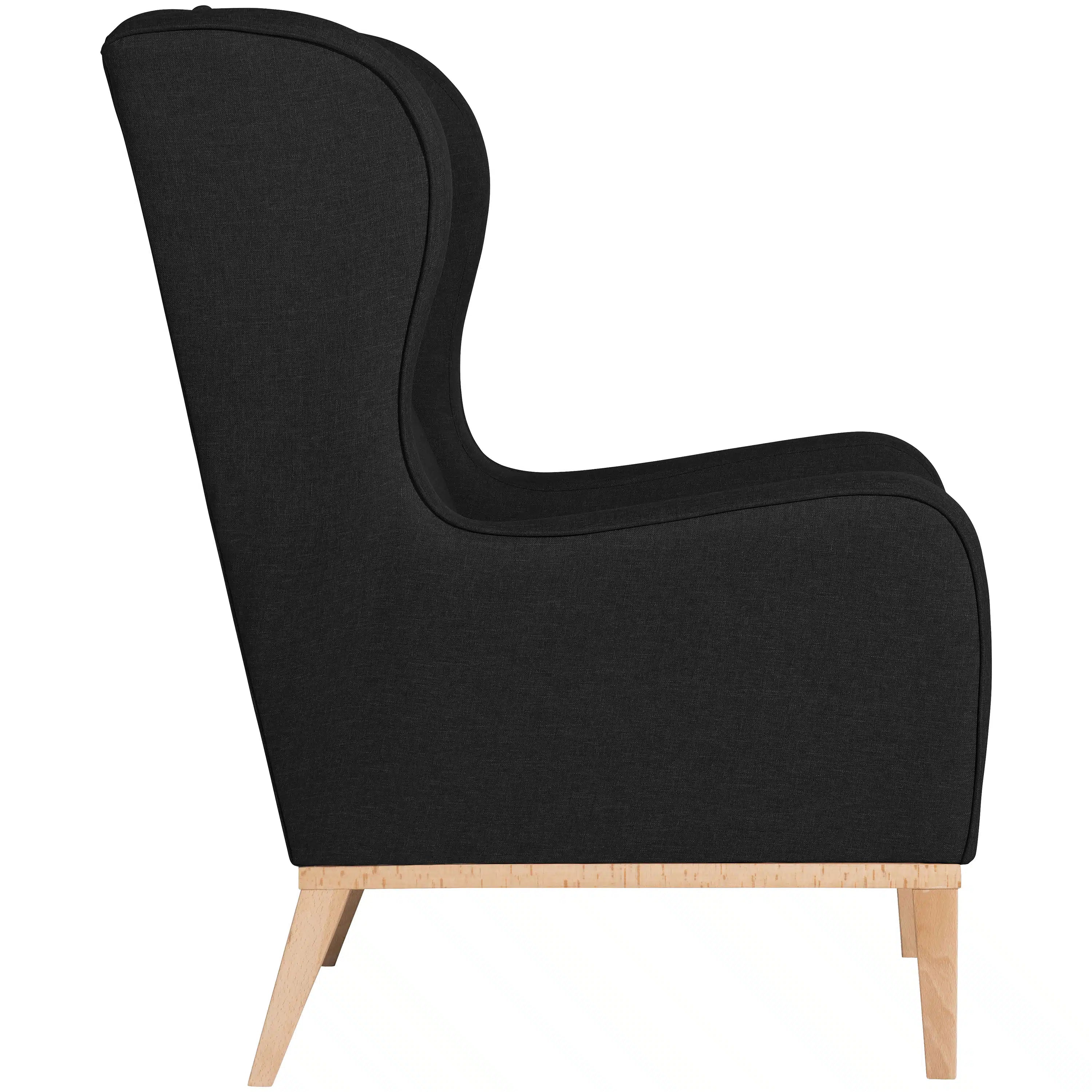 Angelo - Ohrenbackensessel - Hocker