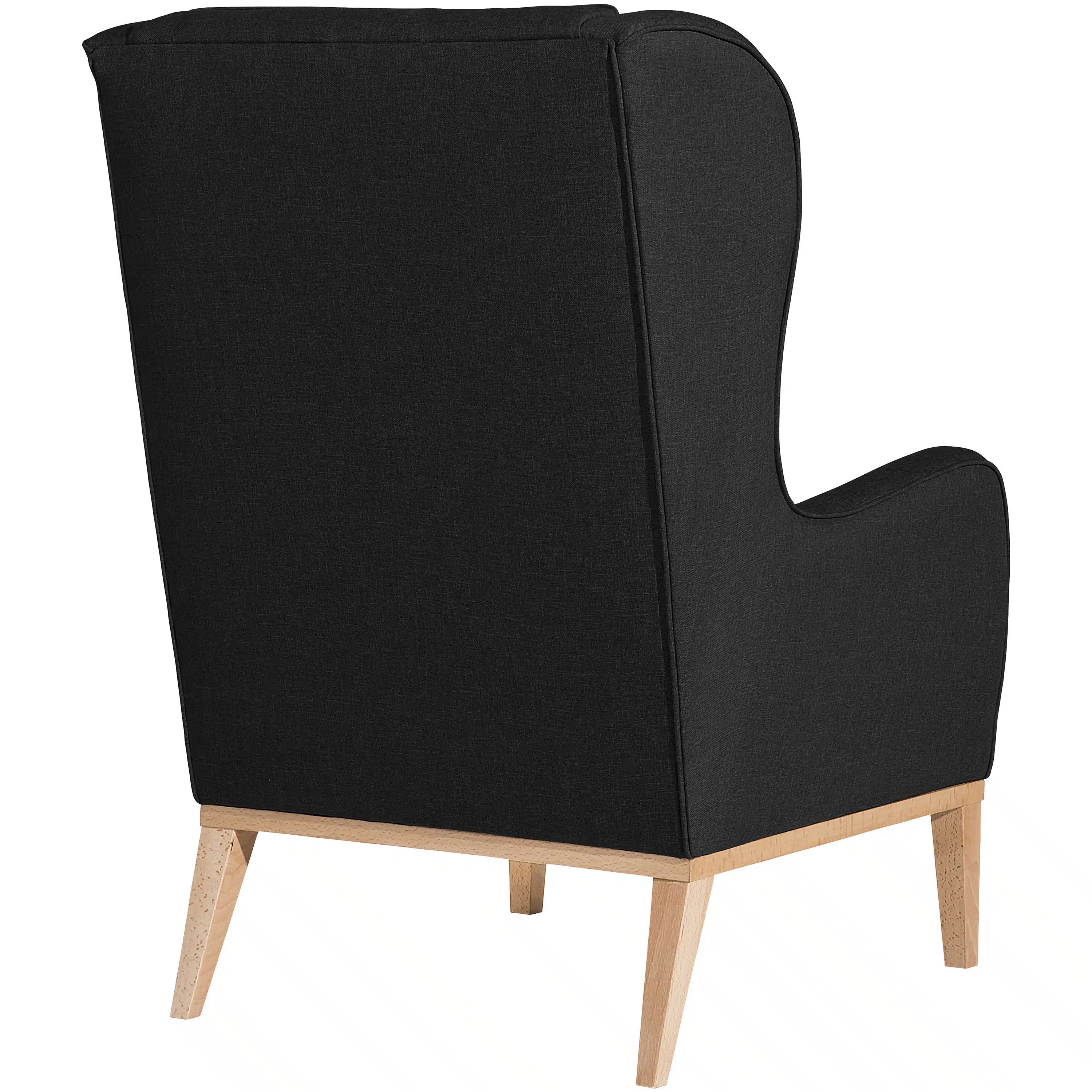 Angelo - Ohrenbackensessel - Hocker
