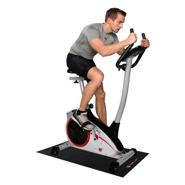 fitness christopeit sport bodenschutzmatte - schützt boden und trainingsgeräte gegen verrutschen - effektive übungen für zuhause