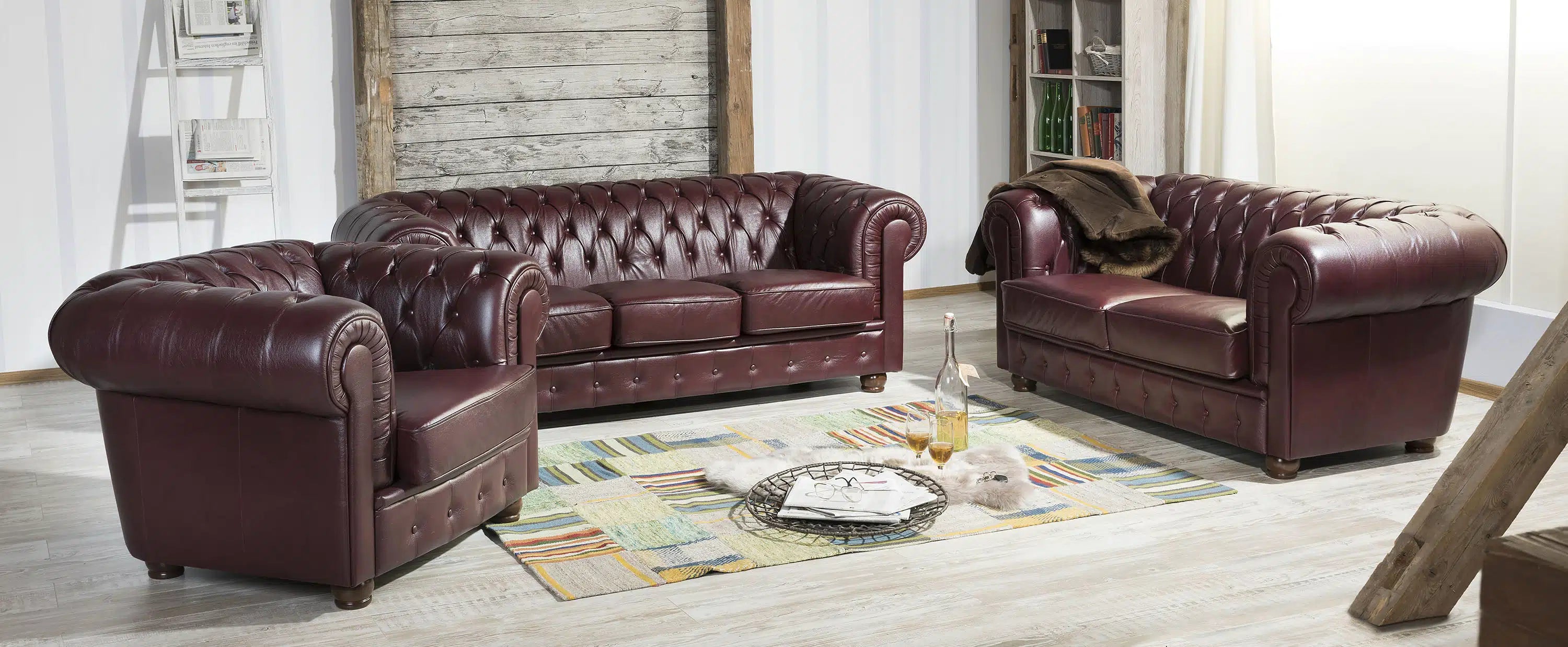 Bridgeport - Sessel - 2 Sofa - 3 Sofa- Kombination