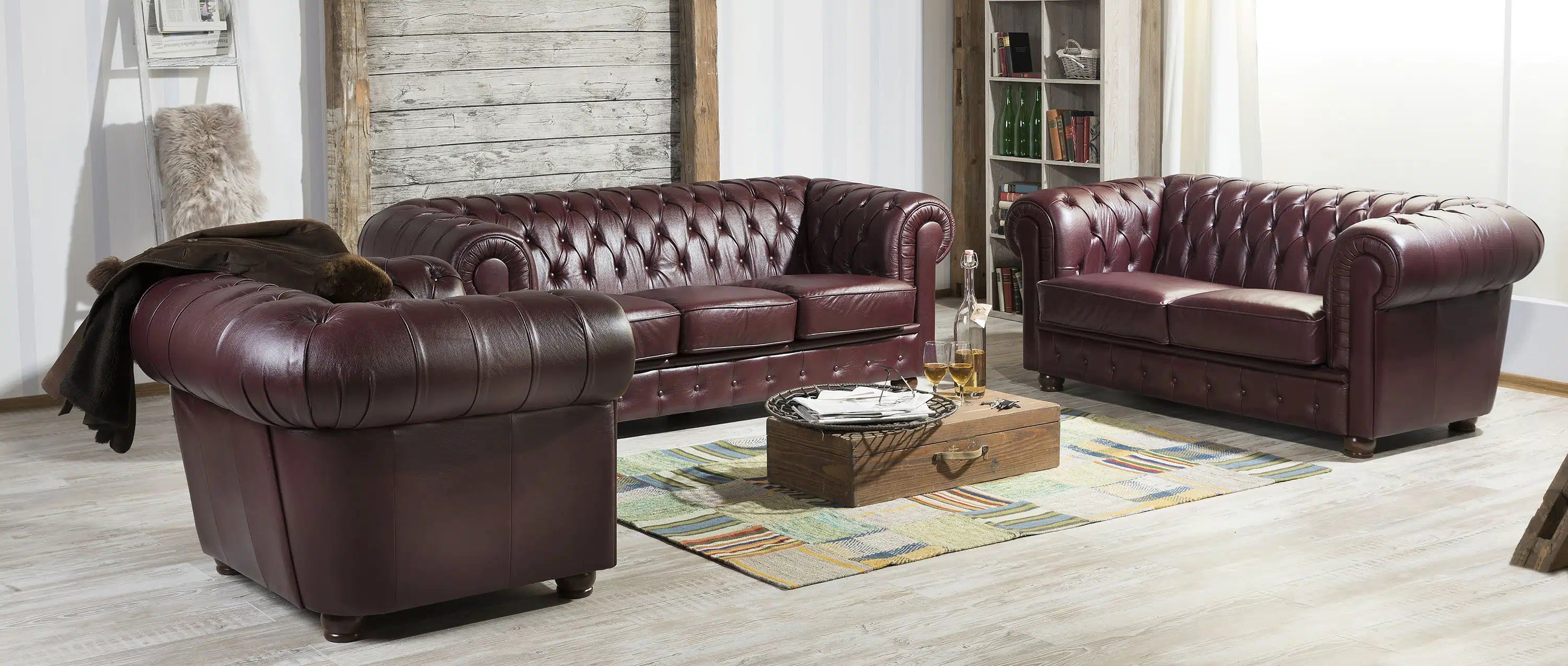 Bridgeport - Sessel - 2 Sofa - 3 Sofa- Kombination