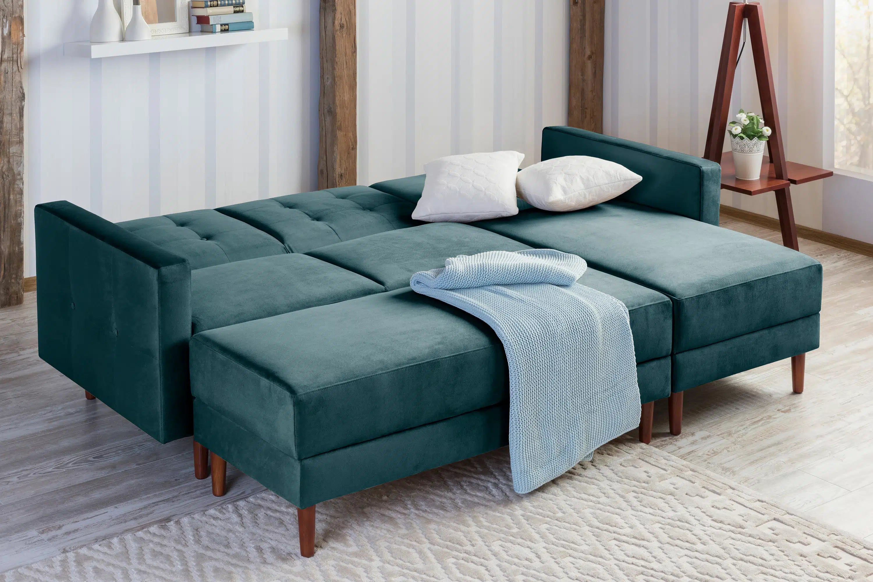 Funktionssofa mit Hocker - Easy Relax