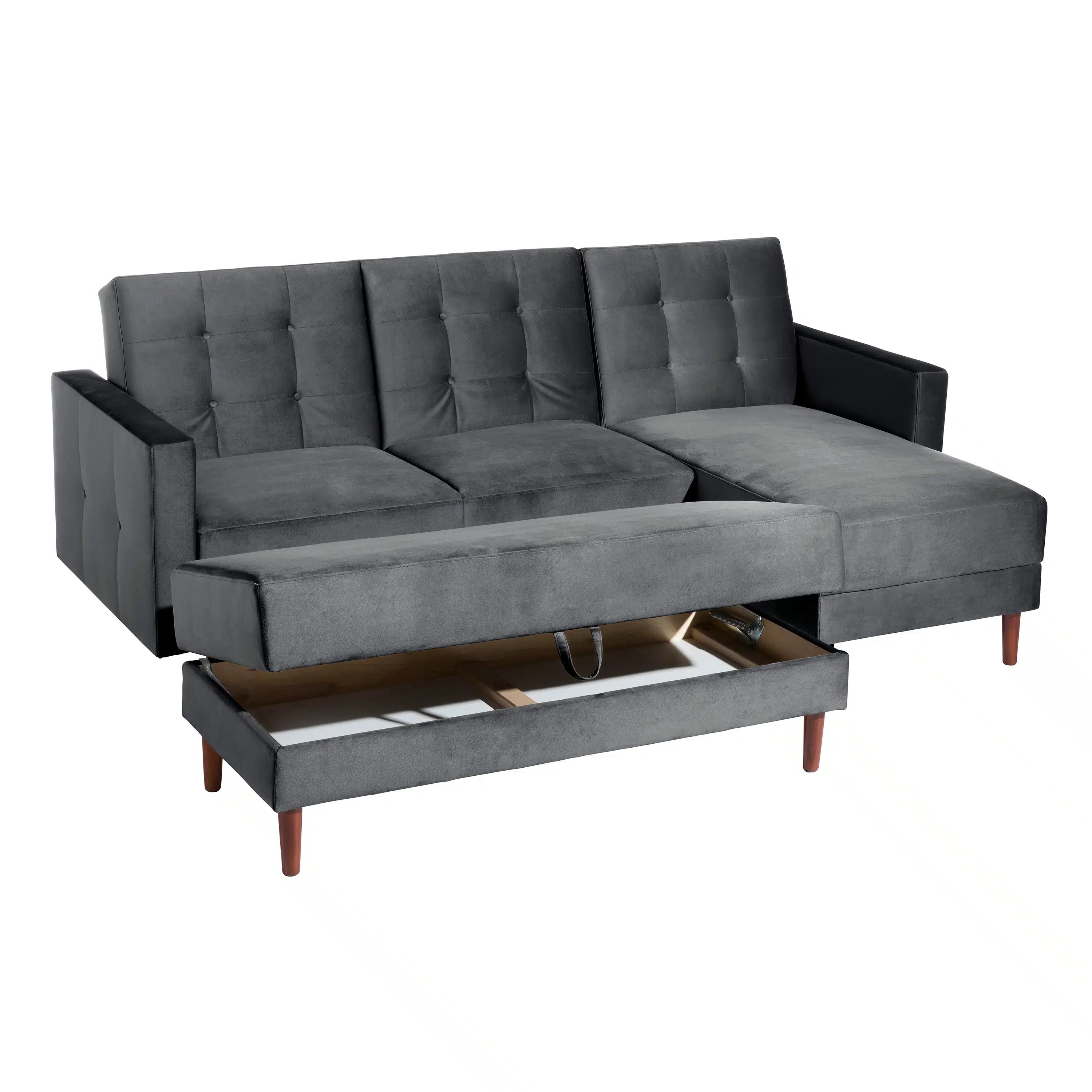 Funktionssofa mit Hocker - Easy Relax
